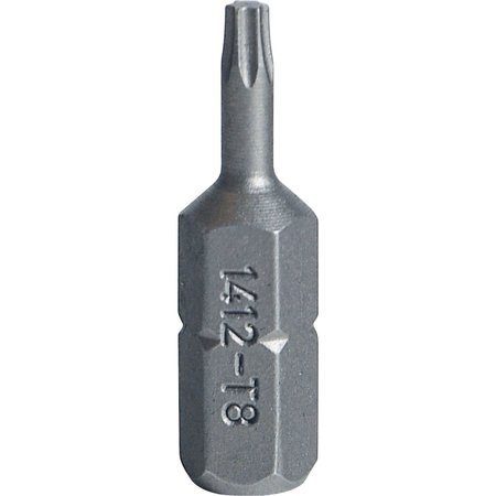 STAHLWILLE TOOLS Bit screwdriver TORX T 8 hex C 6, 3 L.25 mm 08130008